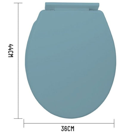 Copriwater Universale In Plastica Super Resistente 44x36cm Colore Azzurro 59104