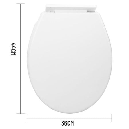 Copriwater Universale In Plastica Super Resistente 44x36cm Colore Bianco 59014
