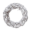 Corona Rattan innevata con 15 led decorazione Natalizia Ø30 cm Casa e cucina/Decorazioni per interni/Addobbi e decorazioni per ricorrenze/Decorazioni natalizie/Orpelli e festoni MagiediNatale.it - Altamura, Commerciovirtuoso.it