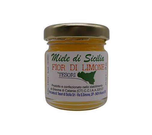 Miele di Sicilia Fior Di Limone 50gr Prodotto Naturale Siciliano Miele Tesori Di Sicilia - Nicosia, Commerciovirtuoso.it