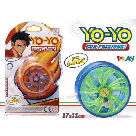 Yoyo Con Luci Yo-yo Con Frizione Giocattoli Gioco Per Bambini Luminoso 2 Pezzi