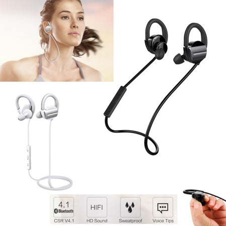 Cuffie Sport Stereo Audio Auricolari Bluetooth Senza Fili Smartphone H3