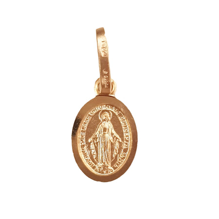 Pendente Medaglia Madonna Miracolosa in oro giallo 750/1000 Unisex Gioiello Religioso Pendente Religioso E B Gioielli - Siderno, Commerciovirtuoso.it