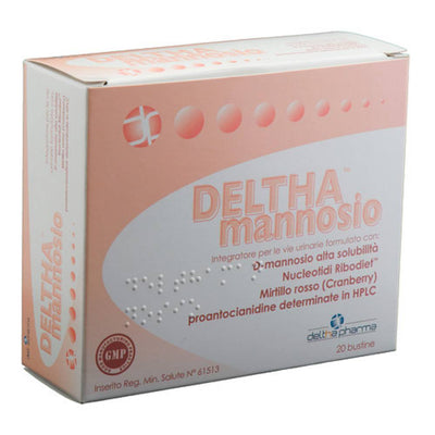 Deltha Pharma Srl Deltha Mannosio 20Bust Salute e cura della persona/Prodotti per la medicazione/Incontinenza/Assorbenti e protezione FarmaFabs - Ercolano, Commerciovirtuoso.it