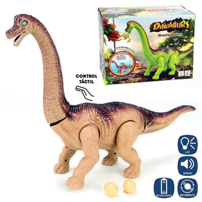 Dinosauro Brontosauro Camminante Con Luci Suoni E Movimenti Giocattolo Bambini