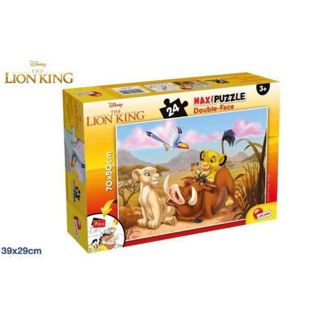 Disney Puzzle Re Leone The Lion King 24 Pezzi Dim 70x50 Cm Maxi Puzzle 2 In 1