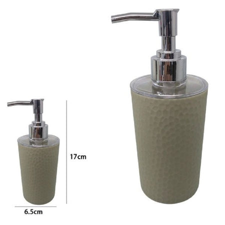Dispenser Sapone Liquido Bagno Per Lavandino Beige Accessori Arredo Bagno 79177