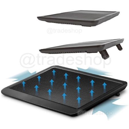 Dissipatore Ultra Slim Per Notebook Pc Con Ventola 14 Cm Supporto Portatile