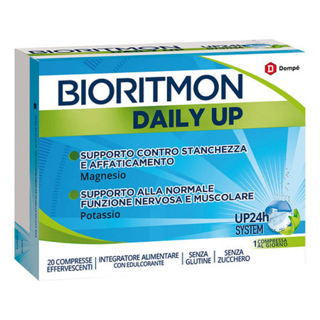 Dompe' Farmaceutici Spa Bioritmon Daily Up 20Cpr S/Zuc Salute e cura della persona/Vitamine minerali e integratori/Singole vitamine/Multivitamine FarmaFabs - Ercolano, Commerciovirtuoso.it