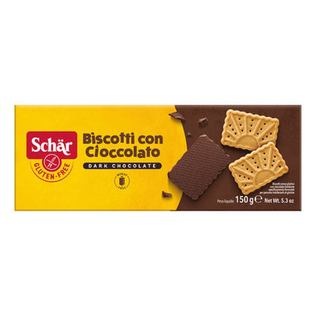 Dr.Schar Spa Schar Biscotti Cioccolato 150G Alimentari e cura della casa/Snack dolci e salati/Biscotti/Biscotti per la colazione FarmaFabs - Ercolano, Commerciovirtuoso.it