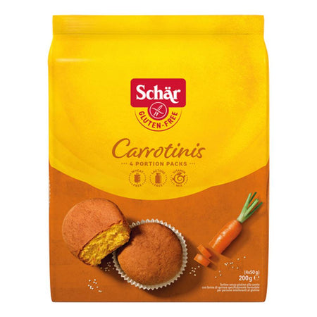 Dr.Schar Spa Schar Carrotinis Merendine Alimentari e cura della casa/Snack dolci e salati/Biscotti/Con ripieno FarmaFabs - Ercolano, Commerciovirtuoso.it