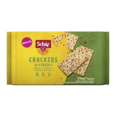 Dr.Schar Spa Schar Crackers Cereali 6X35G Alimentari e cura della casa/Pasticceria e prodotti da forno/Grissini taralli e fette biscottate FarmaFabs - Ercolano, Commerciovirtuoso.it