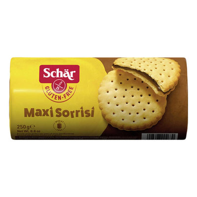 Dr.Schar Spa Schar Maxi Sorrisi Biscotti Alimentari e cura della casa/Snack dolci e salati/Biscotti/Biscotti per la colazione FarmaFabs - Ercolano, Commerciovirtuoso.it