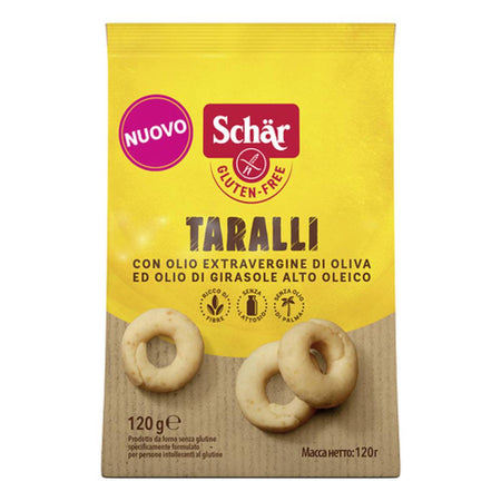 Dr.Schar Spa Schar Taralli 120G Alimentari e cura della casa/Pasticceria e prodotti da forno/Grissini taralli e fette biscottate FarmaFabs - Ercolano, Commerciovirtuoso.it