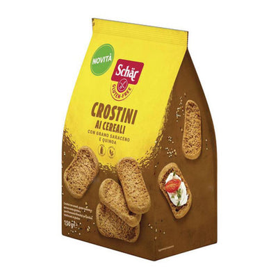 Dr.Schar Spaschar Crostini Ai Cereali 150G Alimentari e cura della casa/Snack dolci e salati/Cracker/Deli FarmaFabs - Ercolano, Commerciovirtuoso.it