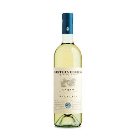 Vino Bianco Friuli Venezia Giulia Malvasia Doc Carso Castelvecchio 13,0% Vol in Bottiglia 750 Ml