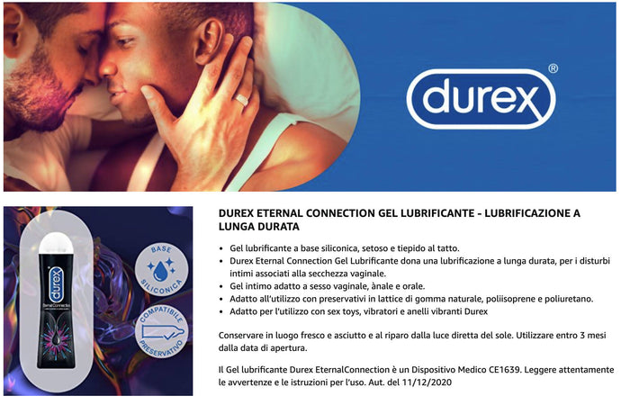 Durex Eternal Connection Gel Lubrificante Intimo, 50 ml -  commercioVirtuoso.it