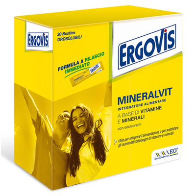 Eg Spa Ergovis Mineralvit 20Bust Salute e cura della persona/Vitamine minerali e integratori/Singole vitamine/Multivitamine FarmaFabs - Ercolano, Commerciovirtuoso.it