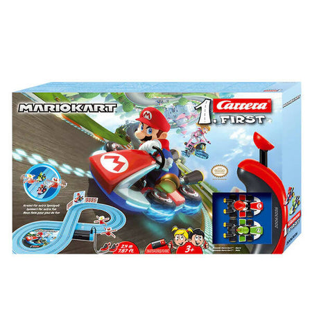 Carrera Toys Mario & Yoshi First Nintendo Kart – Set Pista Da Corsa A Batteria E Due Macchinine – Gioco Adatto Per Bambini Dai 3 Anni, Colore Colorato, 20063026