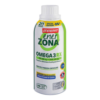 Enervit Spa Enerzona Omega 3Rx 240Cps -25E Salute e cura della persona/Vitamine minerali e integratori/Singole vitamine/Multivitamine FarmaFabs - Ercolano, Commerciovirtuoso.it