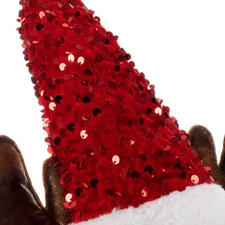 Renna natalizia con zampe telescopiche da 62-95 cm, decorazione natalizia novita' 2023