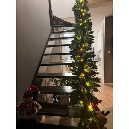 Ghirlanda con luci per albero di Natale HQ da 2,7 m Ruhhy