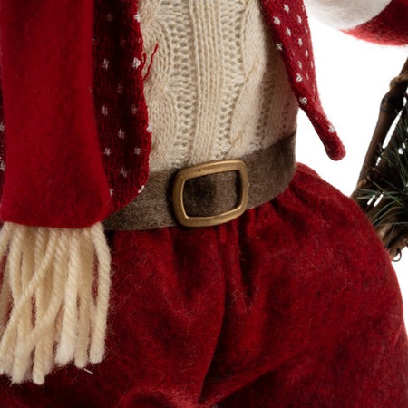 ghirlanda di Natale Elfo 36x58 cm addobbi per porta