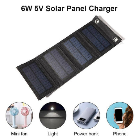 Caricatore solare usb 20w caricabatterie portatile con pannello solare pieghevole per iphone smartphone android ipad tablet android