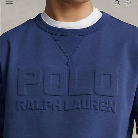 Felpa Ralph Lauren Girocollo Logo in Rilievo Uomo Moda/Uomo/Abbigliamento/Felpe/Felpe senza cappuccio Euforia - Bronte, Commerciovirtuoso.it