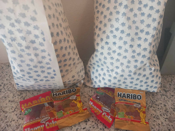 Haribo happy cola e orsetti mini, sfusi , 50 pezzi di 9,8 g per le vostre feste (490 g)