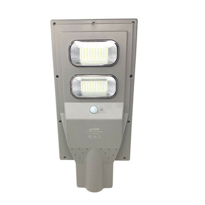 Faro Stradale Led Solare 100 W Luce 6500k Lampione Sensore Movimento Sl-100w-ss
