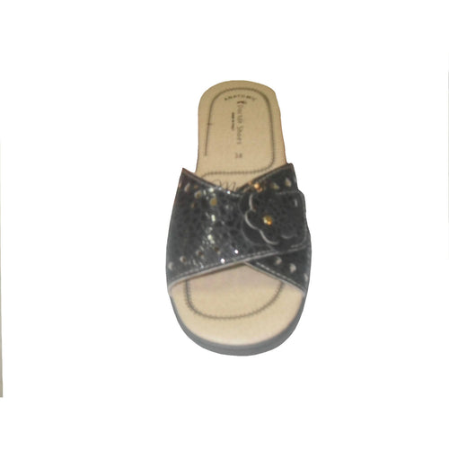 art. lh280f DOCTOR SHOES pantofola donna marca in pelle colore nero a fascia scarpe donna L'Orchidea - Siderno, Commerciovirtuoso.it