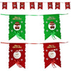 Festone Natalizio In Feltro 8 Bandierine Con Babbo Natale O Pupazzo Di Neve 3mt Casa e cucina/Decorazioni per interni/Addobbi e decorazioni per ricorrenze/Decorazioni natalizie/Oggettistica Trade Shop italia - Napoli, Commerciovirtuoso.it