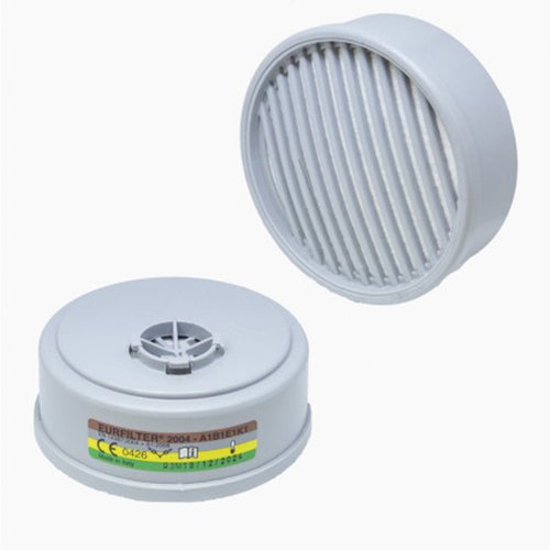 Filtro sostitutivo protezione ABEK per semi maschera Etna raccordo a baionetta Fai da te/Sicurezza e protezione/Attrezzature per sicurezza sul lavoro/Maschere e respiratori/Filtri La Zappa - Altamura, Commerciovirtuoso.it