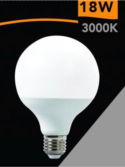 Lampadina Led 18 W Lampada Globo Sfera Luce Calda 3000k E27 G95
