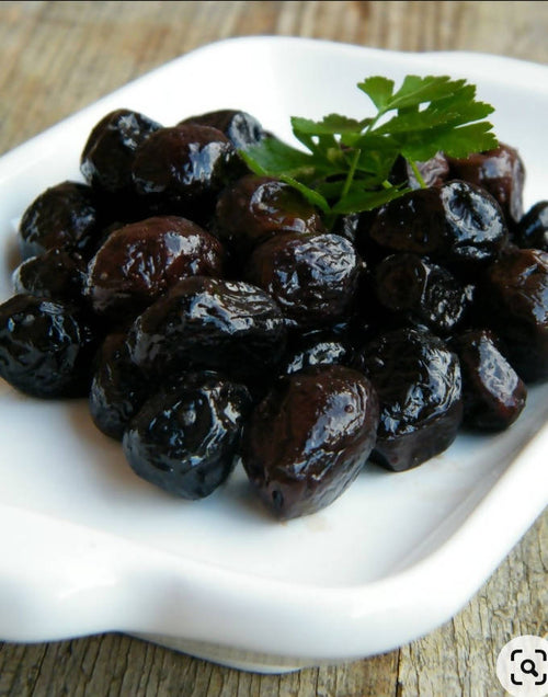 Olive Nere al Forno Condite da 500 gr. Sottovuoto i Passuruna Prodotto Siciliano Lavorato Artigianalmente in Sicilia Olive Nere Sapori dei Nebrodi - Tortorici, Commerciovirtuoso.it