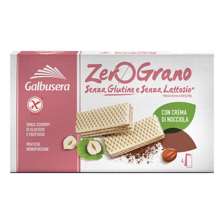 Zerograno Galbusera Wafer Nocciola 180G Alimentari e cura della casa/Snack dolci e salati/Biscotti/Wafer FarmaFabs - Ercolano, Commerciovirtuoso.it