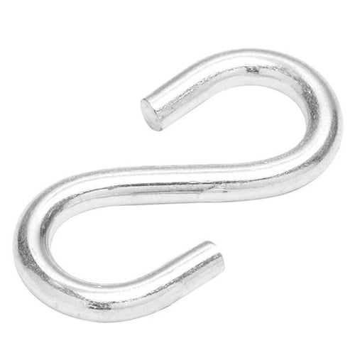 Gancio in acciaio zincato ad S per collegare la catena al guinzaglio Fai da te/Prodotti per la costruzione/Prodotti per il trasporto materiali/Sollevamento e trazione/Raccordi catene e corde/Ganci a S La Zappa - Altamura, Commerciovirtuoso.it