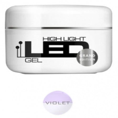 Gel Costruttore Monofasico Violet Grand Edition Led High Light Uv No Giallo Nail