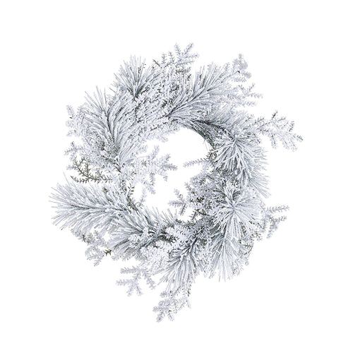 Ghirlanda tonda natalizia Salisburgo color Bianco innevato dietro porta 40 cm decorazione Natalizia Casa e cucina/Decorazioni per interni/Addobbi e decorazioni per ricorrenze/Decorazioni natalizie/Orpelli e festoni MagiediNatale.it - Altamura, Commerciovirtuoso.it