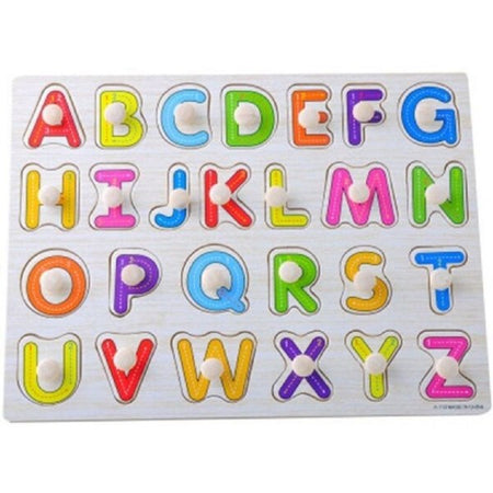 Gioco Giocattolo Educativo Bambini Bimbi Puzzle 3d Lettere Legno Colorati