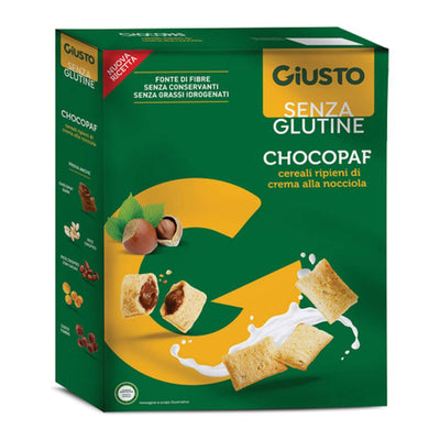 Giusto S/G Chocopaf 300G Alimentari e cura della casa/Snack dolci e salati/Biscotti/Biscotti per la colazione FarmaFabs - Ercolano, Commerciovirtuoso.it