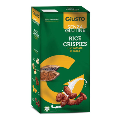 Giusto S/G Rice Crispies Cacao Alimentari e cura della casa/Cereali e muesli/Cereali per la colazione FarmaFabs - Ercolano, Commerciovirtuoso.it