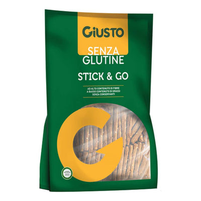 Giusto S/G Stick And Go 100G Alimentari e cura della casa/Pasticceria e prodotti da forno/Grissini taralli e fette biscottate FarmaFabs - Ercolano, Commerciovirtuoso.it