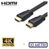 Cavo HDMI 10 Metri Flat con Maglia rinforzata 4K ultra HD Gold Plated CAVO HDMI MFP Store - Bovolone, Commerciovirtuoso.it
