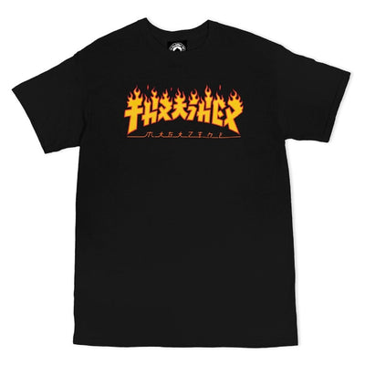 T-Shirt Uomo Tinta Unita Nera Thrasher Godzilla Flame 100% Cotone T-Shirt Casual Maniche Corte Girocollo Moda/Uomo/Abbigliamento/T-shirt polo e camicie/T-shirt Snotshop - Roma, Commerciovirtuoso.it