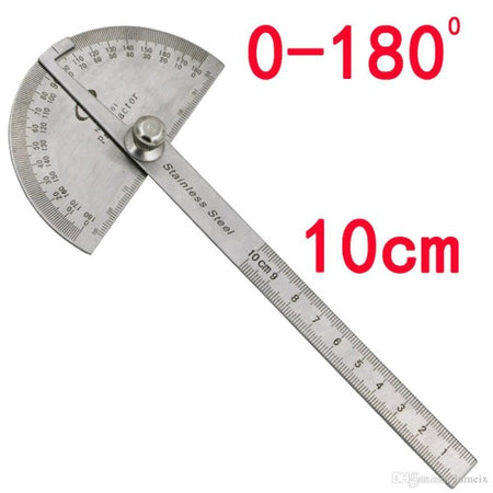 Goniometro Rotativo Per Misurazione Degli Angoli Scala Graduata 10cm Rotante