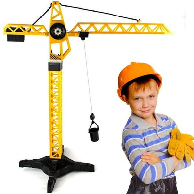 Gru Cantiere Giocattolo Per Bambini Con Rotazione E Sollevamento 57cm