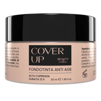 Coverup Makeup Fondotinta Effetto Antiage Water Resistant Acido Ialuronico Bio Recover Age 50ml