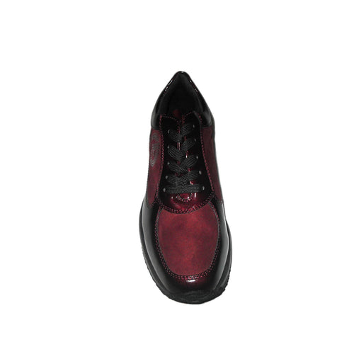 Sneakers Donna - Scarpe da ginnastica Bordeaux - Scarpa da ginnastica per signora Made in Italy suola in gomma Sneakers donna L'Orchidea - Siderno, Commerciovirtuoso.it